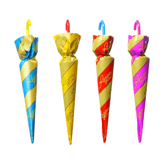 Milk Chocolate Umbrellas 15g Regina chocolate umbrella foil wrapped chocolate novelty Chocolate Bars