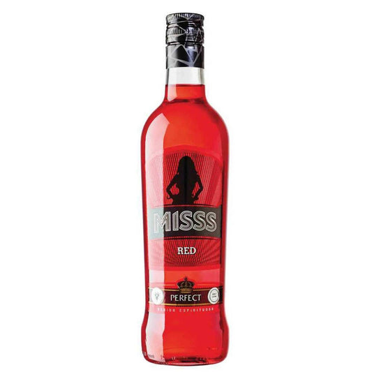 Misss Red Vodka 700ml 20% ABV fruity flavoured vodka for cocktails, lemonade, mixed drinks and parties