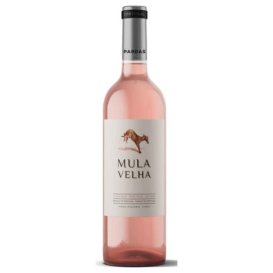 Mula Velha Lisboa rose wine 750ml 12.5% ABV Portuguese rose wine fresh fruity smooth easy drinking wine Rose Wine Beer Spirits and Wine