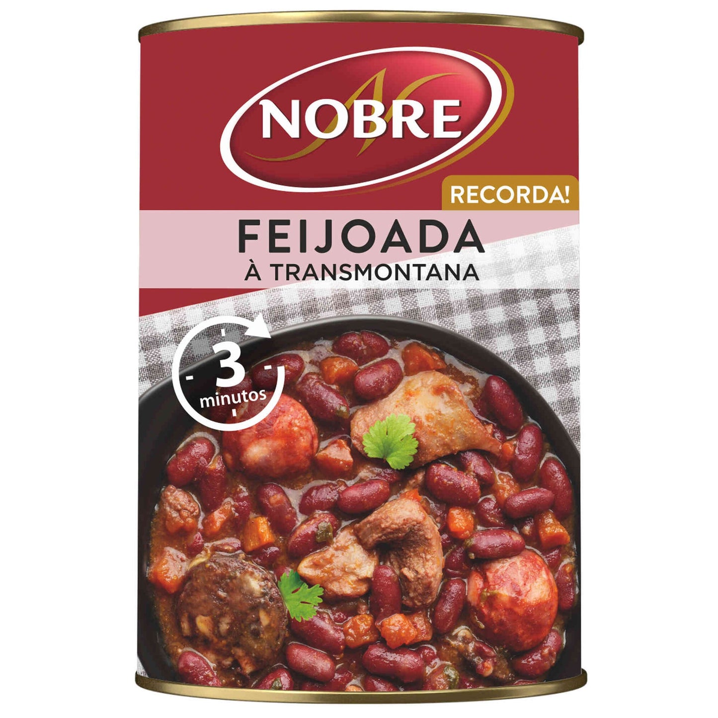 Nobre feijoada transmontana 500g gluten free Portuguese bean and meat meal, canned family meal, Portuguese UK and South African household favourite
