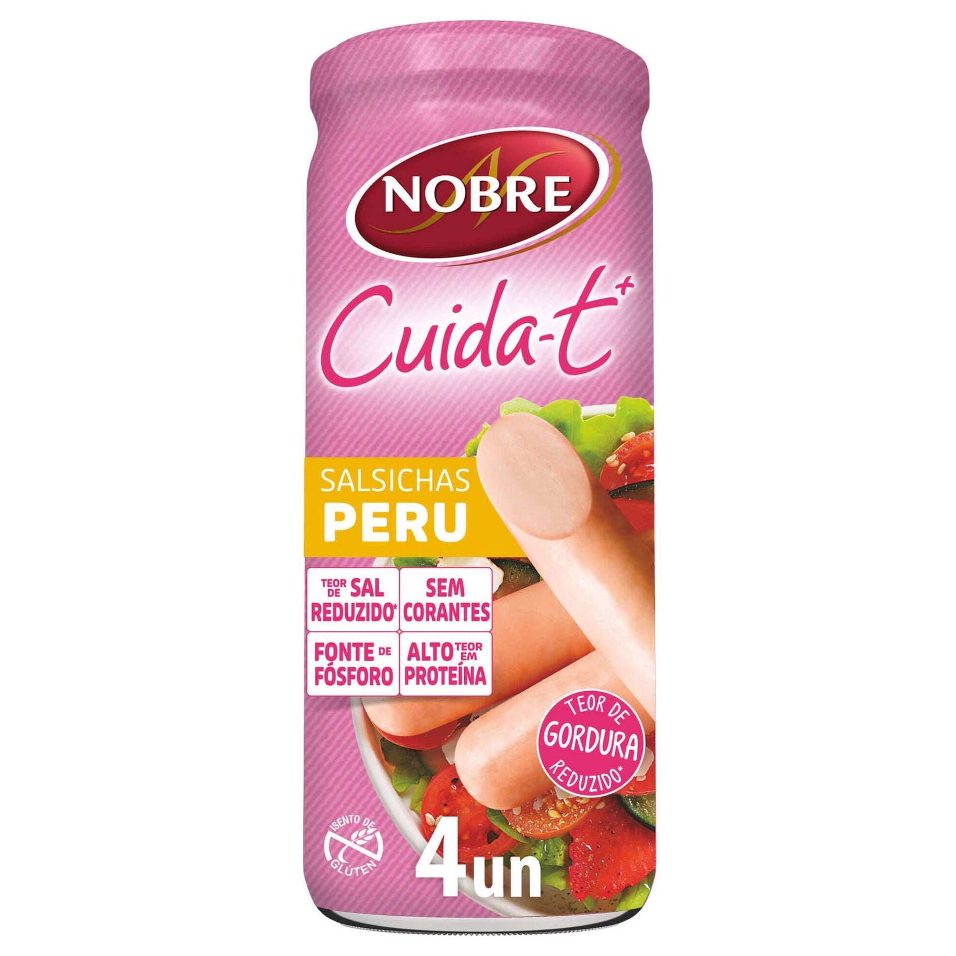 Nobre turkey sausages in glass jar 4 pack 430g gluten free preserved turkey sausages pantry meat
