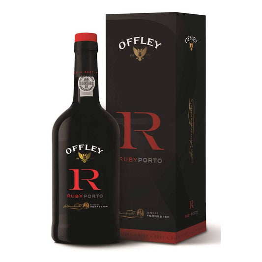 Offley ruby porto wine 750ml 19% ABV Portuguese port wine fruity rich dessert wine classic ruby port Port Wine Beer Spirits and Wine
