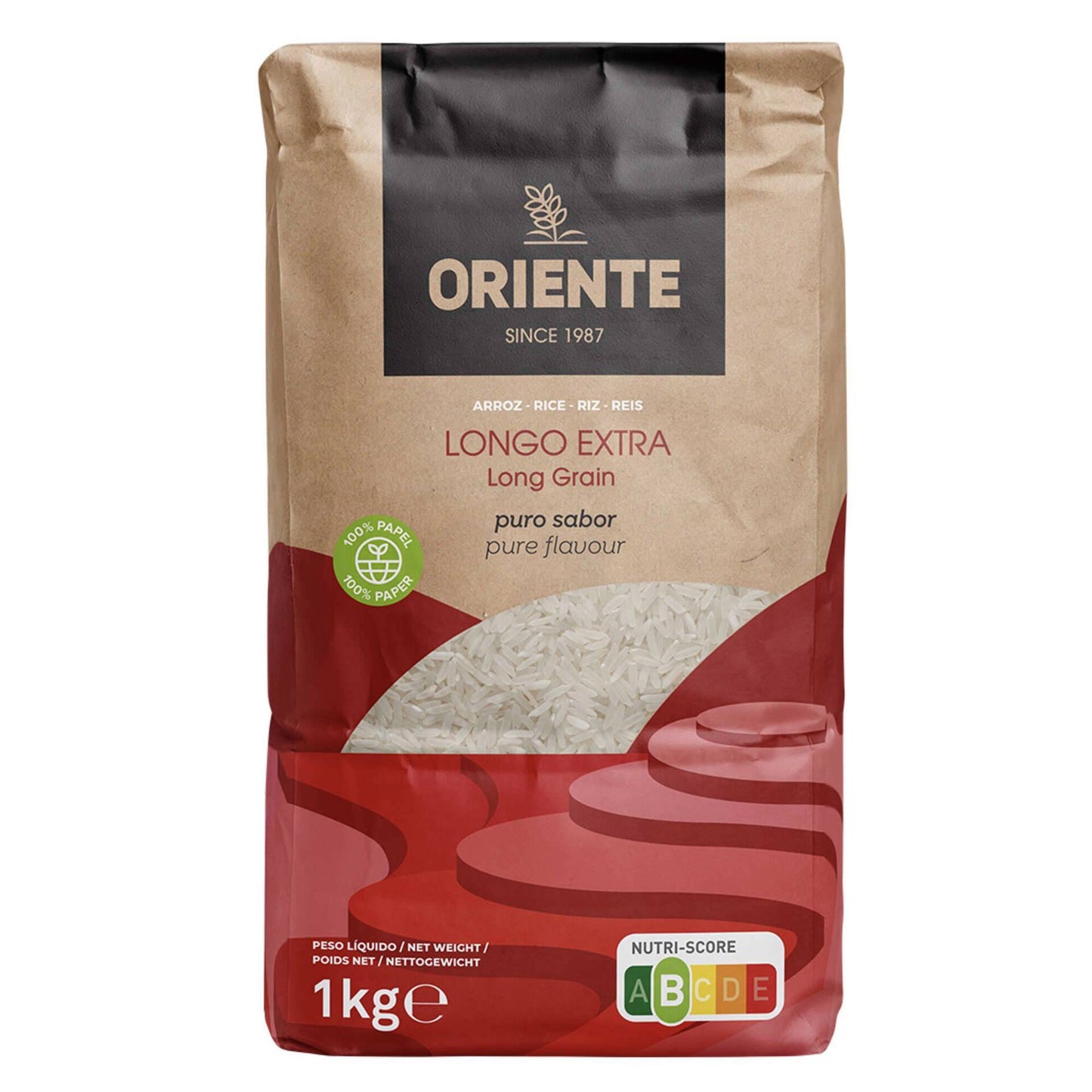 Oriente Extra Long Grain White Rice 1kg premium long grain rice pantry essentials rice and grains world foods family cooking