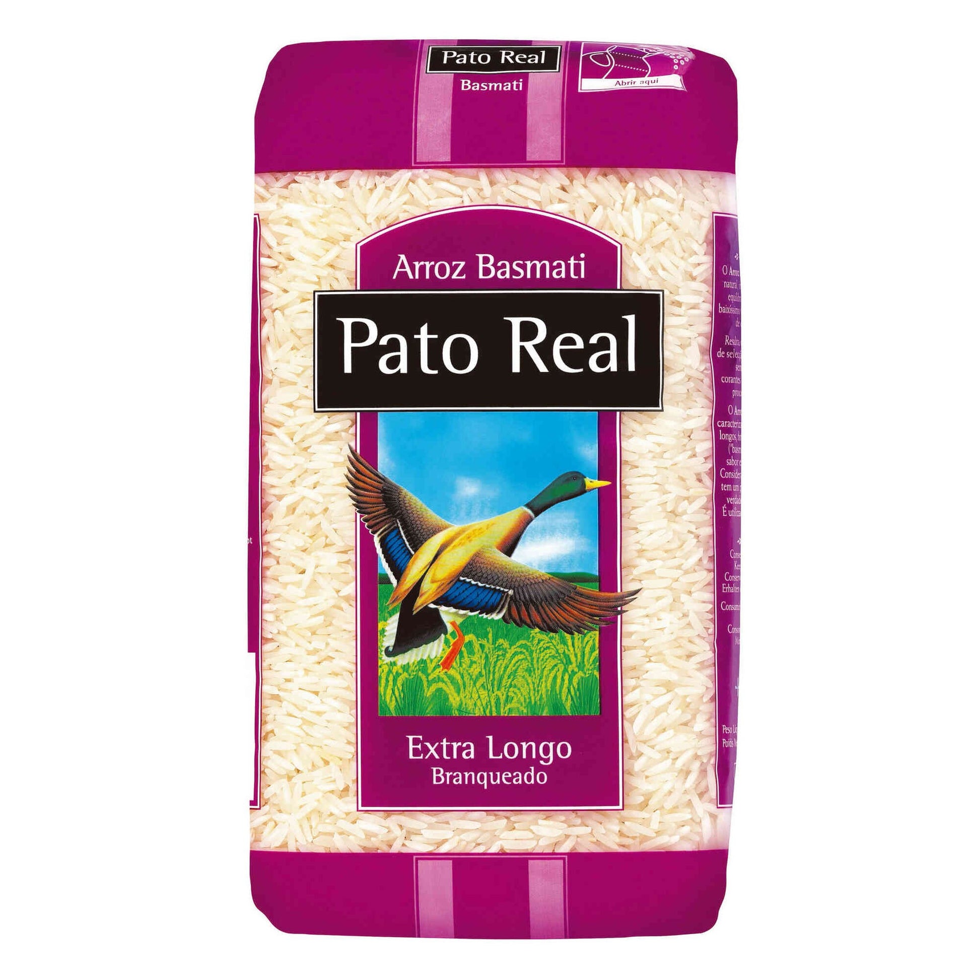 Pato Real Extra Long Basmati Rice 1kg premium aromatic long grain rice world foods pantry essentials rice and grains