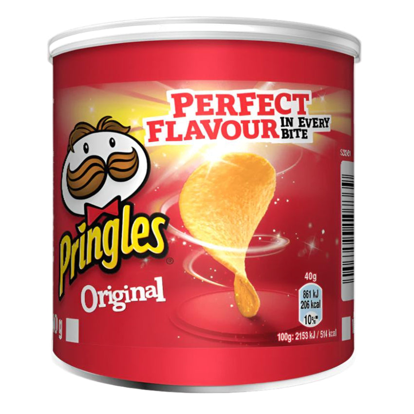 Pringles Original Potato Crisps 40g Classic Stackable Snack Chips and Pop Corn South African Products