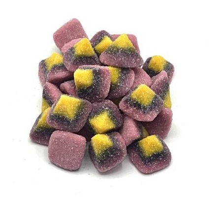 Pyramids Gummy sugar coated gummies gluten free chewy fruity candy soft gummy sweets pick and mix sugar gummies party sweets festive sweet treats South African Products