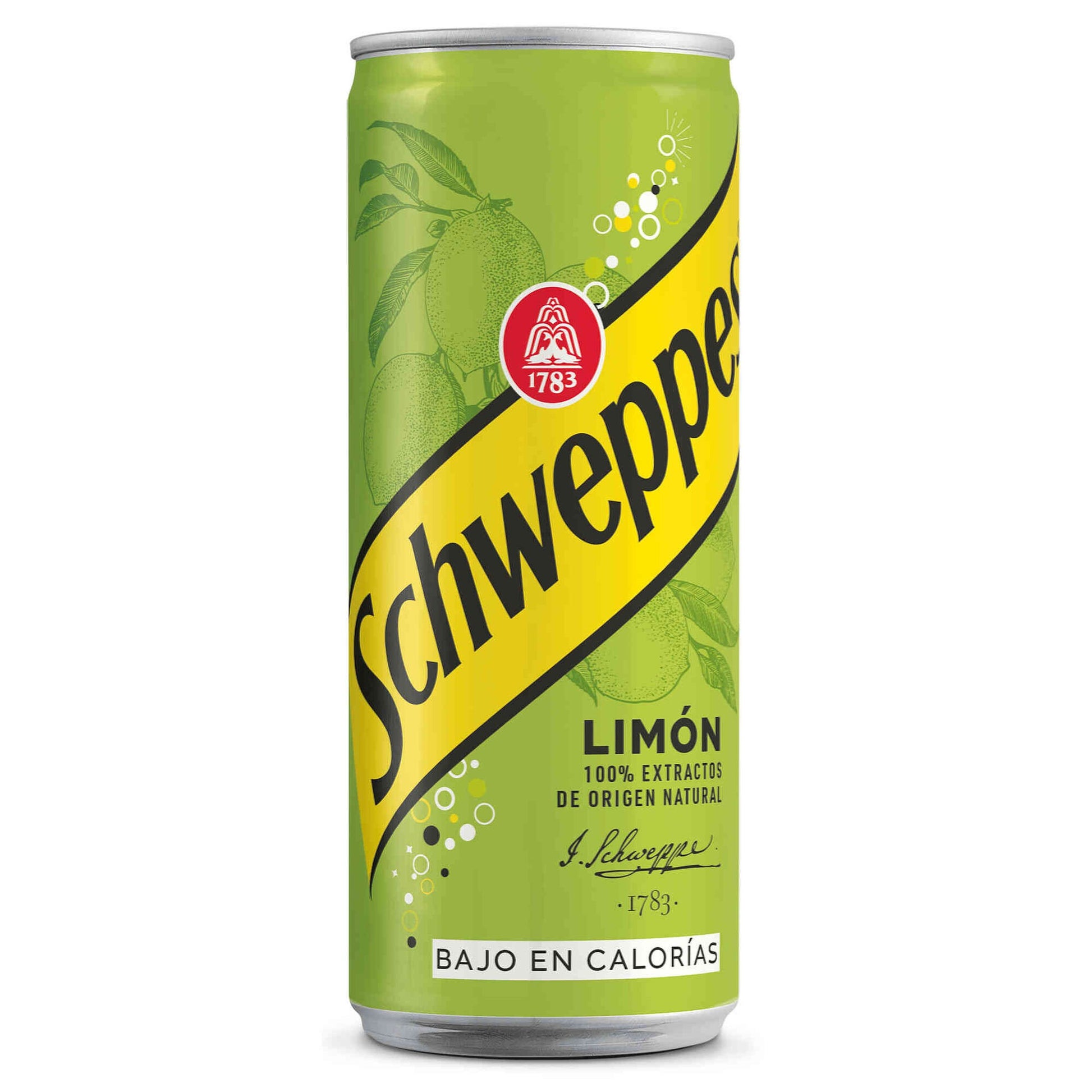 Schweppes Zero Lemon Carbonated Soft Drink 330ml sugar free fizzy lemon soda can