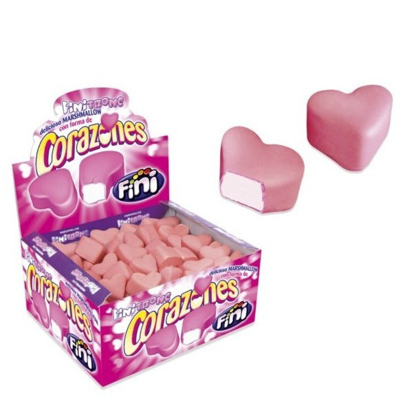 Strawberry chocolate heart marshmallows soft fluffy marshmallow candy strawberry flavour chocolate coated heart sweets gift candy festive South African Products
