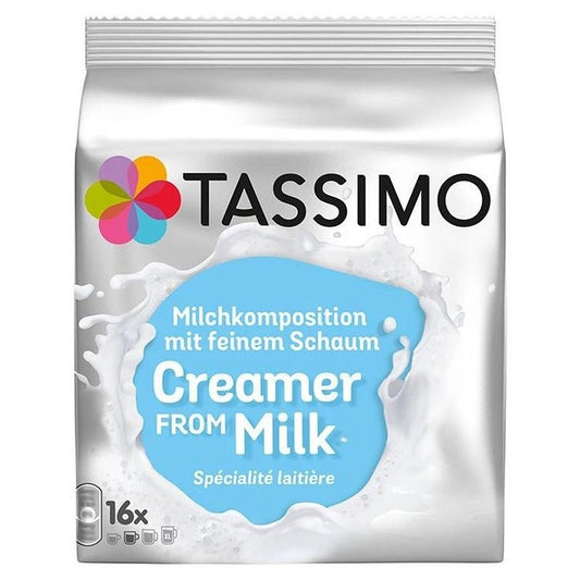 Tassimo milk creamer pods 16 units coffee creamer capsules smooth dairy 