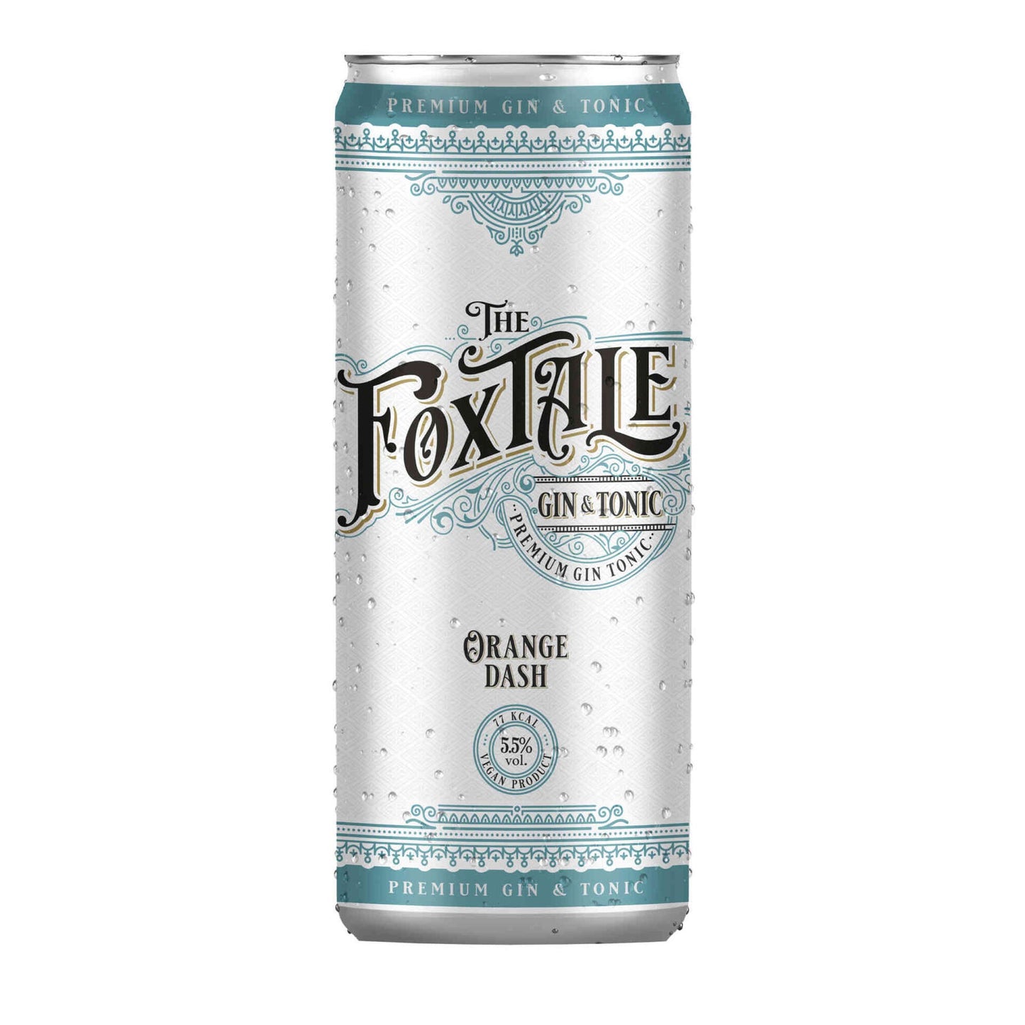 The Foxtale Orange Dash Gin and Tonic 250ml 5.5% ABV Portuguese orange gin ready-to-drink cocktail from the Mixed Ready Drinks and Top Rated Gins collections