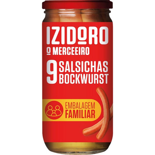 bockwurst sausages 9 pack 954g glass jar european pork sausages