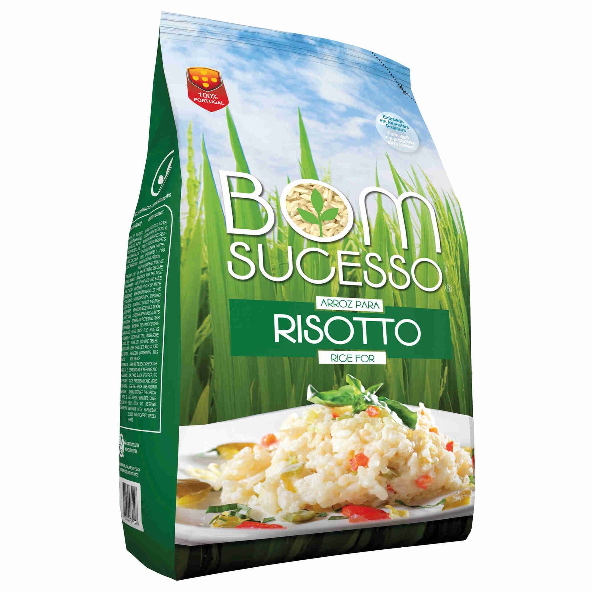 bom sucesso risotto rice 1kg italian risotto rice arborio style rice creamy risotto rice mediterranean cooking