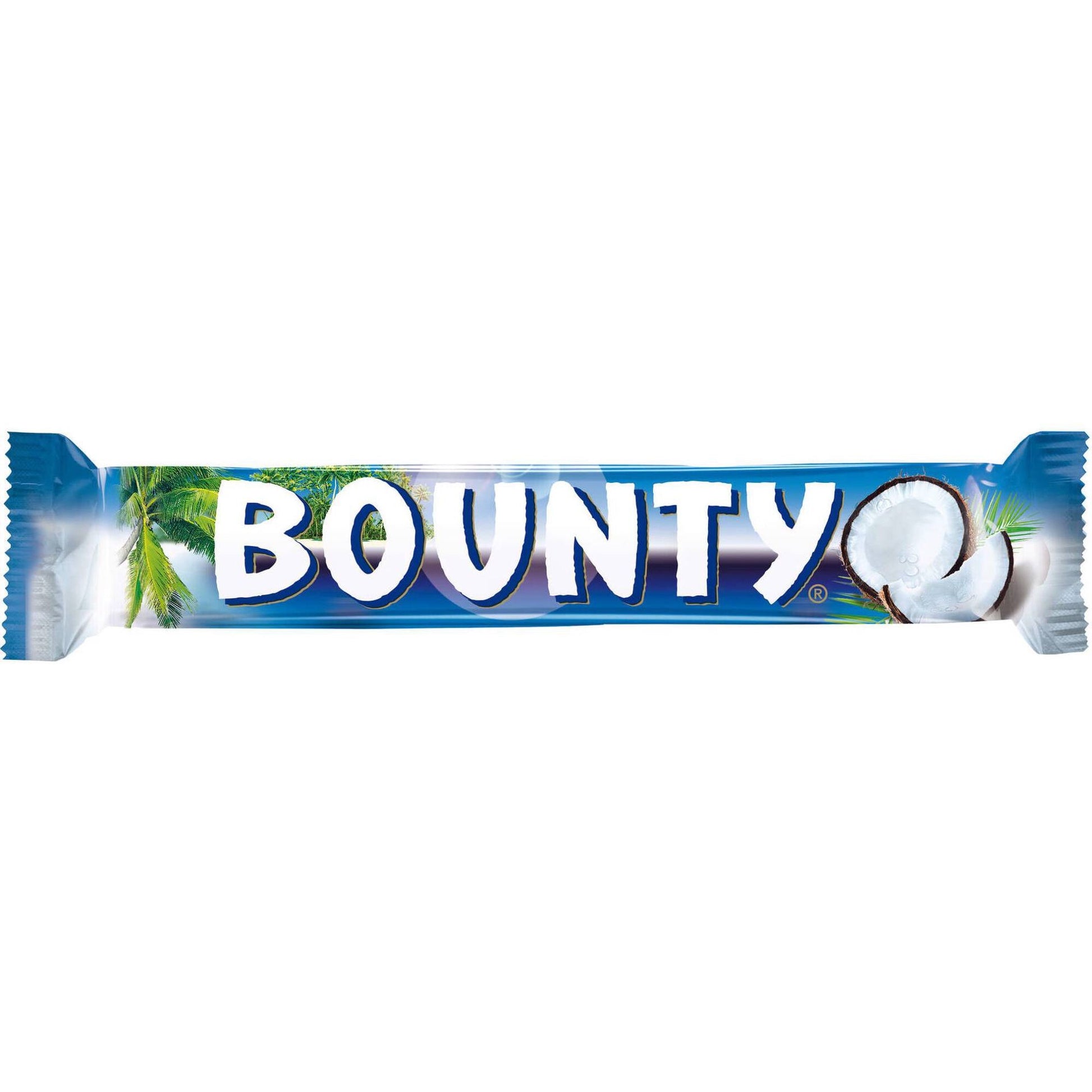 bounty chocolate and coconut snack 57g milk chocolate coconut bar classic chocolate bars and snack bars