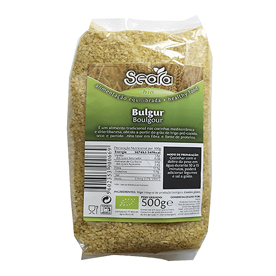 bulgur Seara bio 500g organic bulgur wheat healthy grain cooking ingredient