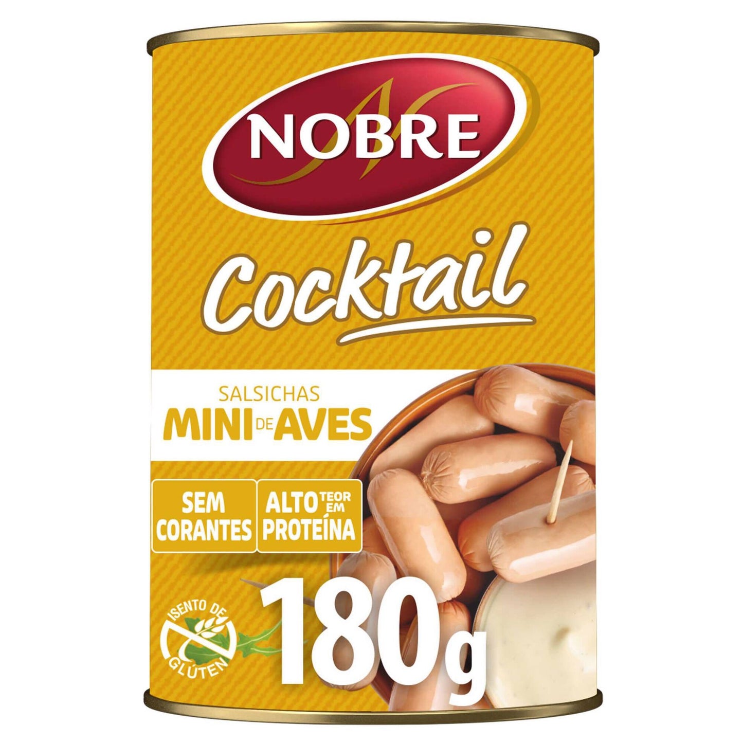 chicken cocktail sausages mini 350g canned poultry cocktail sausages tin nobre