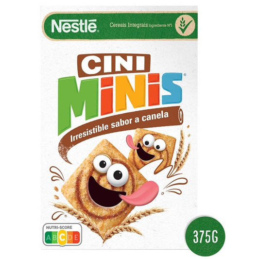 cini minis cinnamon cereal 375g nestle crunchy cinnamon sugar cereal squares