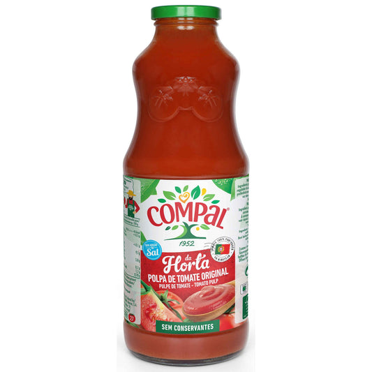 compal tomato pulp 500g portuguese grown naturally sweet premium cooking tomatoes pasta sauce base family meals