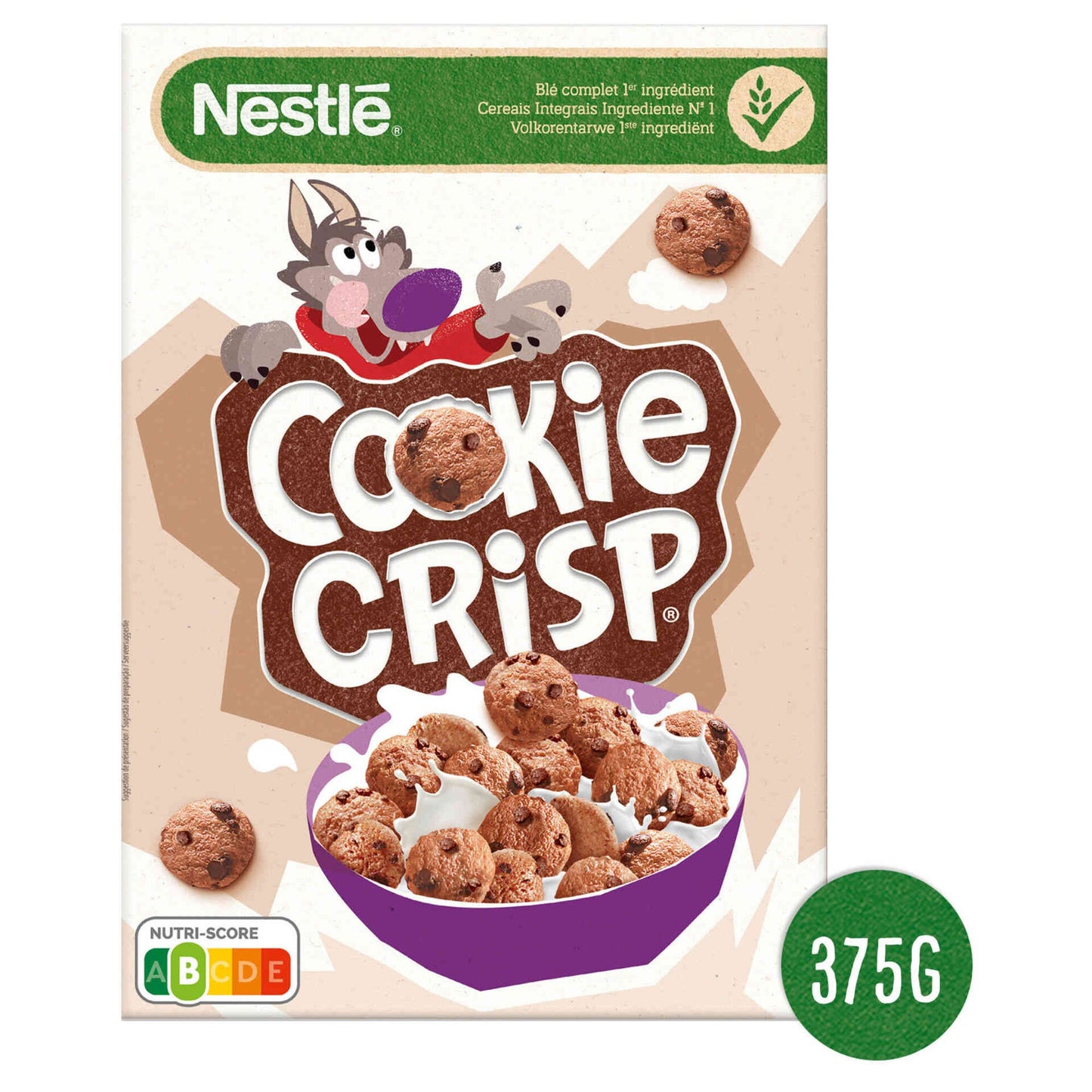 cookie crisp chocolate chip cereal 375g nestle mini cookie cereal breakfast