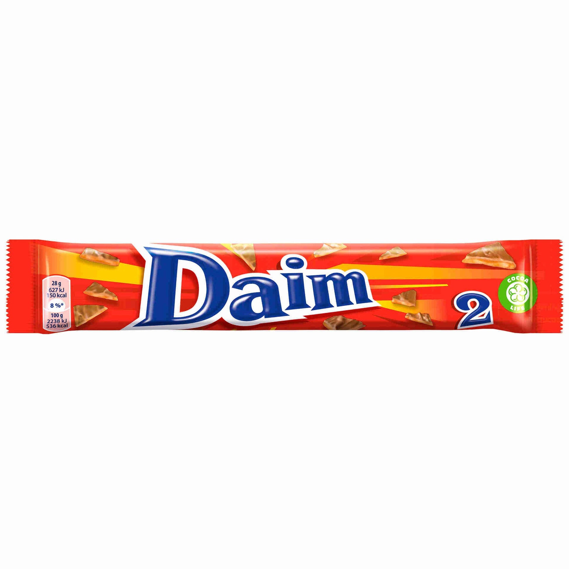 daim milk chocolate caramel crunch bar 56g almond caramel brittle chocolate bar classic chocolate bars and snack bars