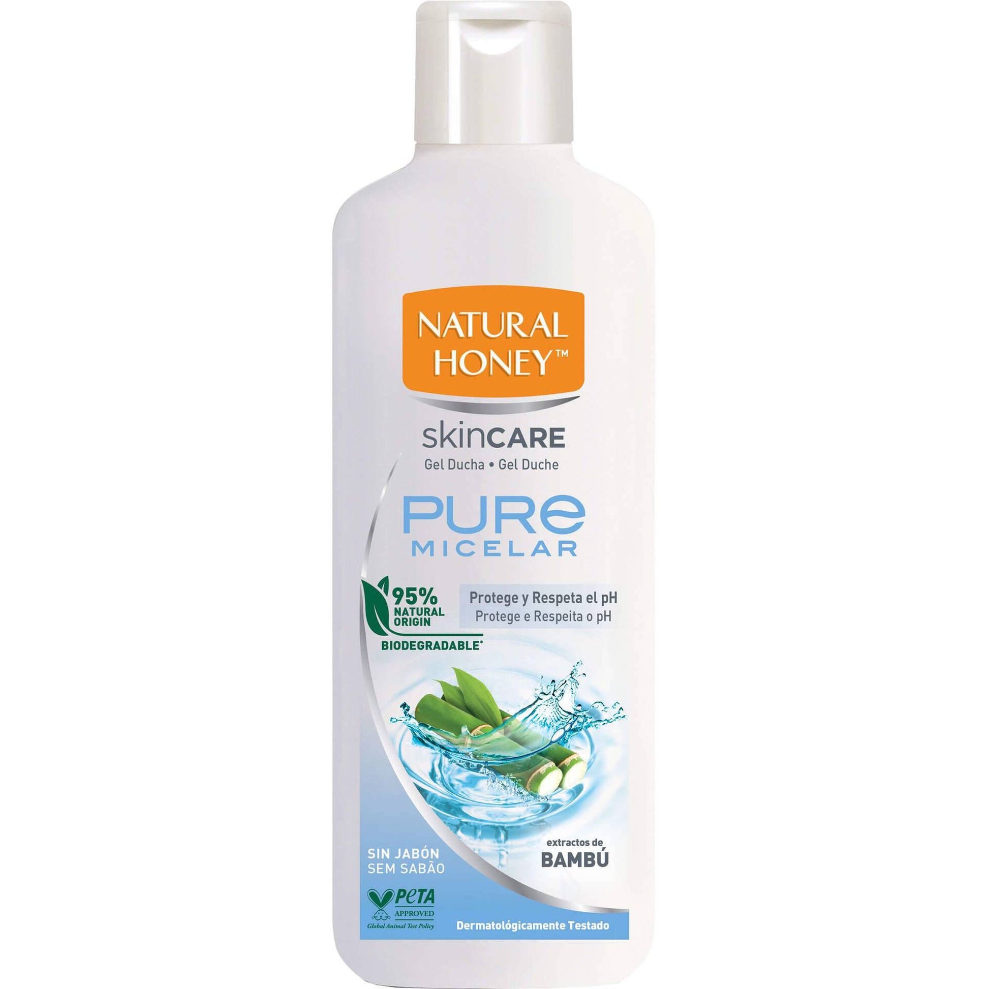 derma care micellar purifying natural honey shower gel 650ml body wash honey skin care family bathroom essential