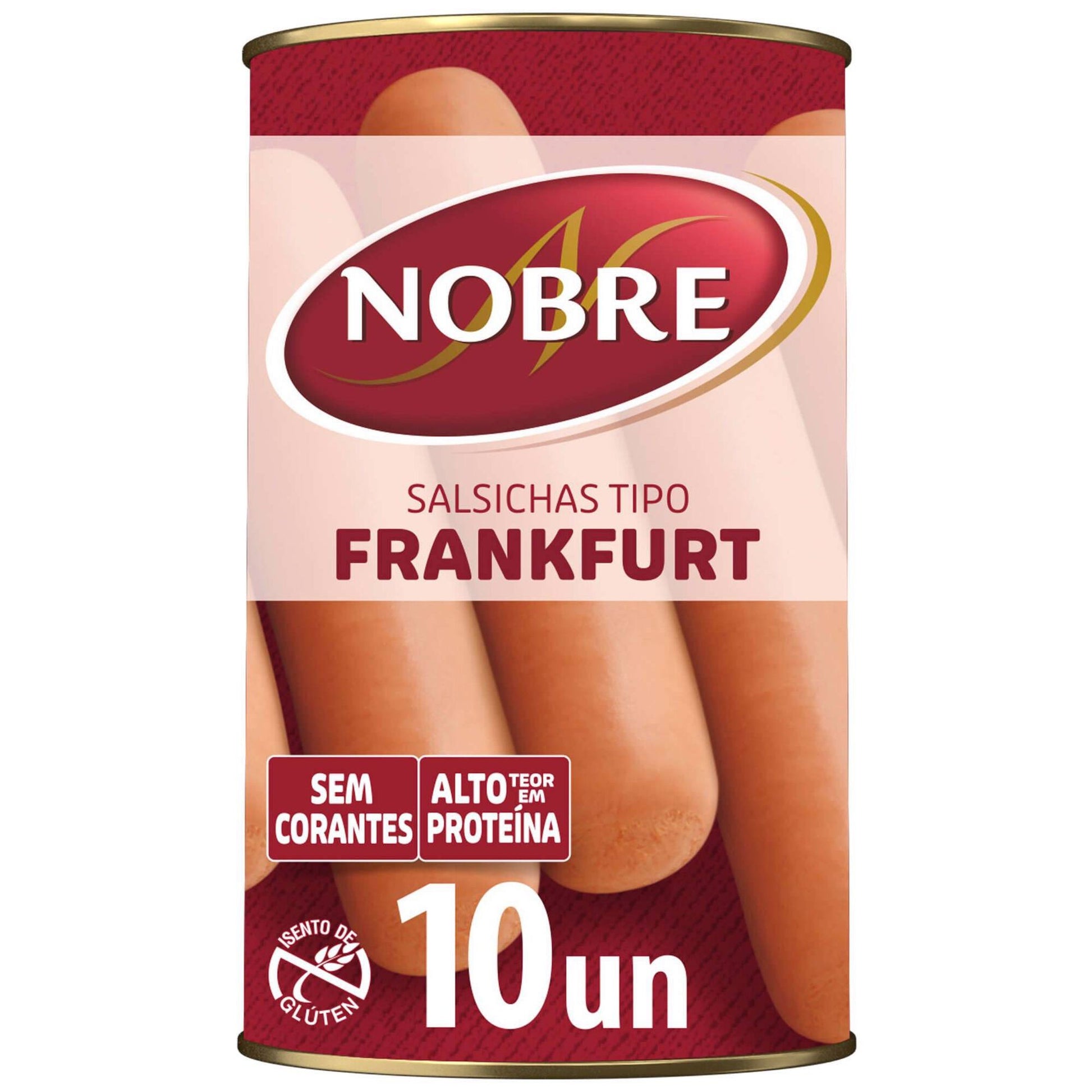 frankfurt sausages original 10 pack 380g canned hot dog sausages tin nobre