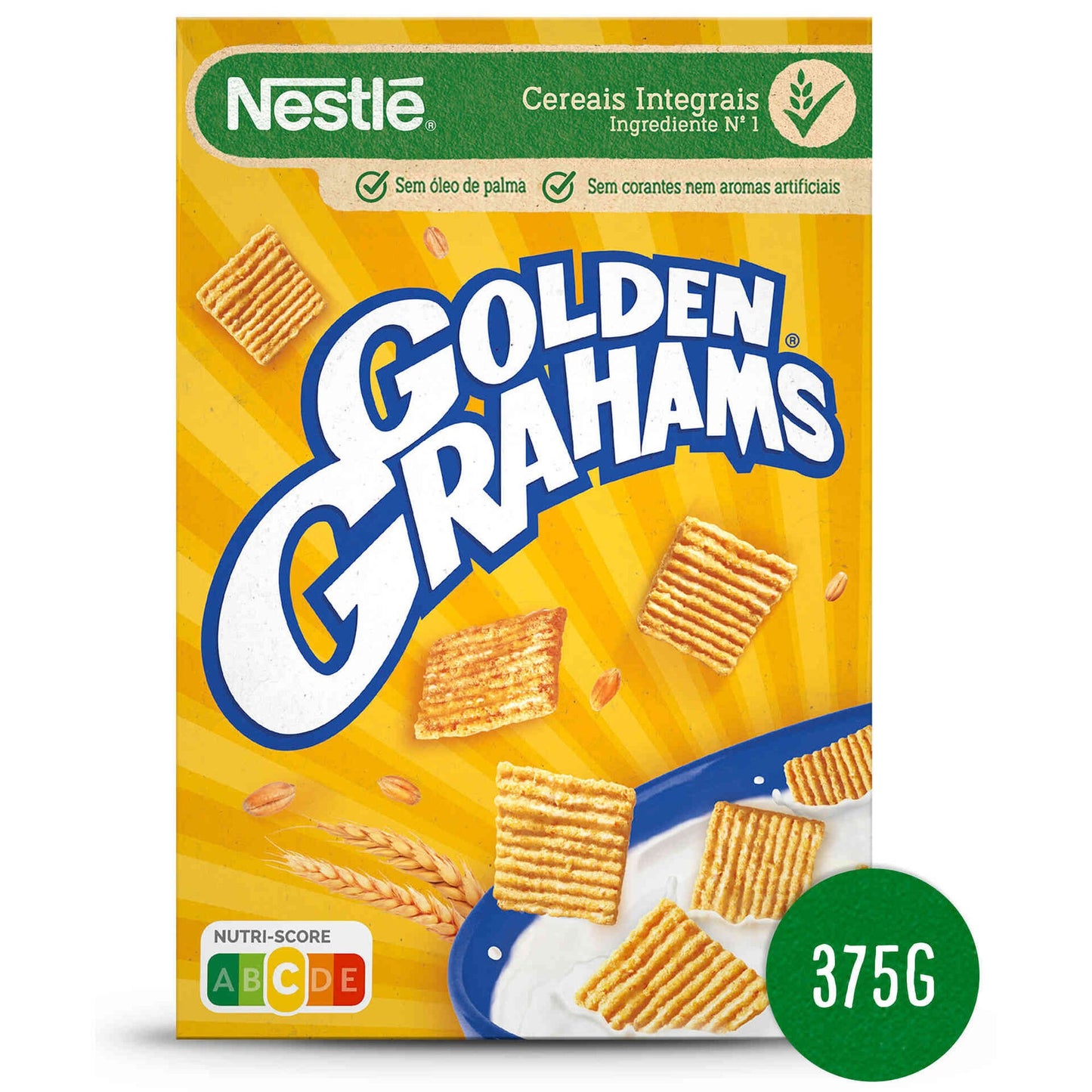golden grahams cereal 375g nestle crunchy honey wheat cereal squares