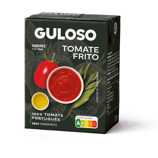 guloso fried tomato sauce 210g portuguese grown tomato frito mediterranean cooking sauce carton