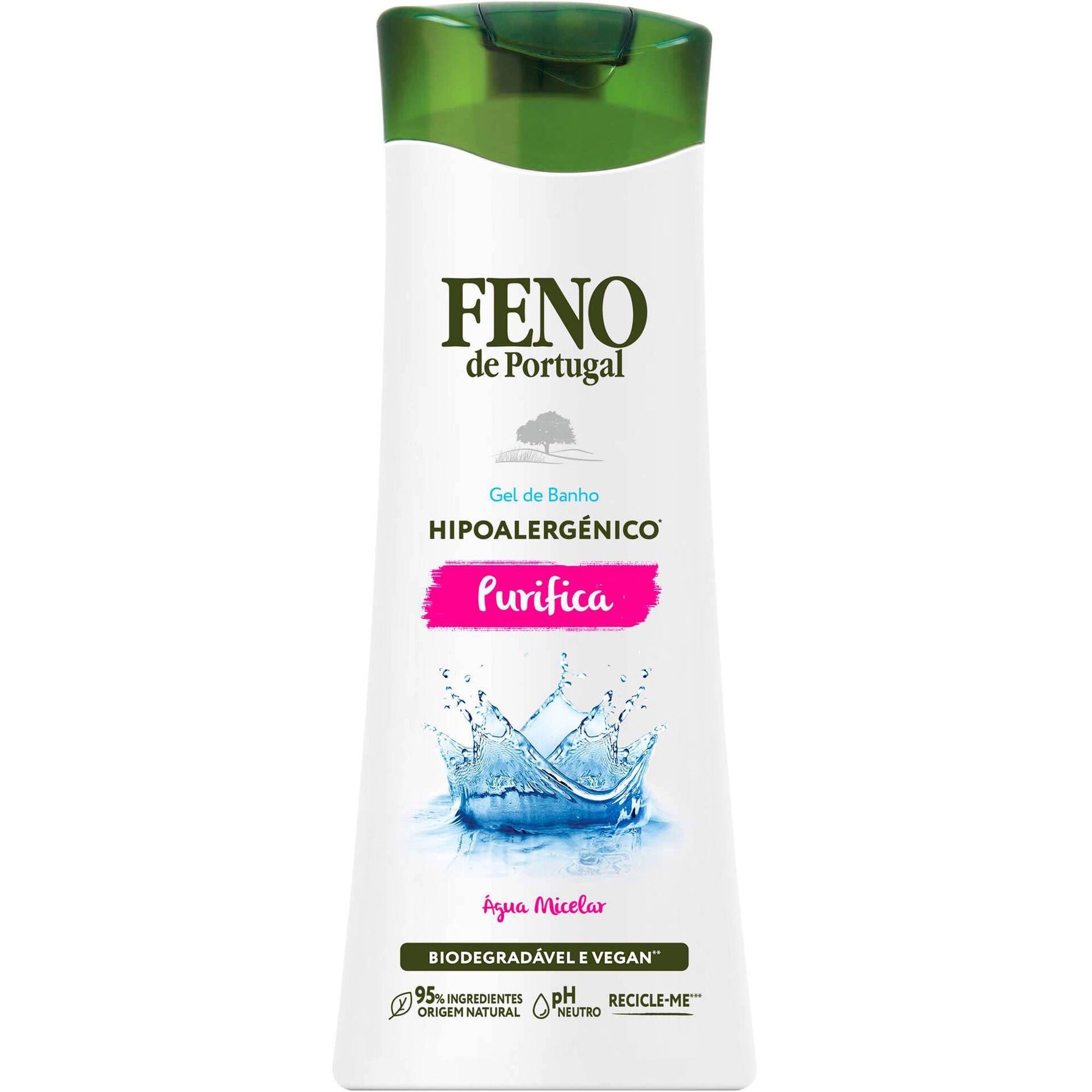 hypoallergenic micellar water and hay shower cream 650ml sensitive skin body wash gentle purifying bath care