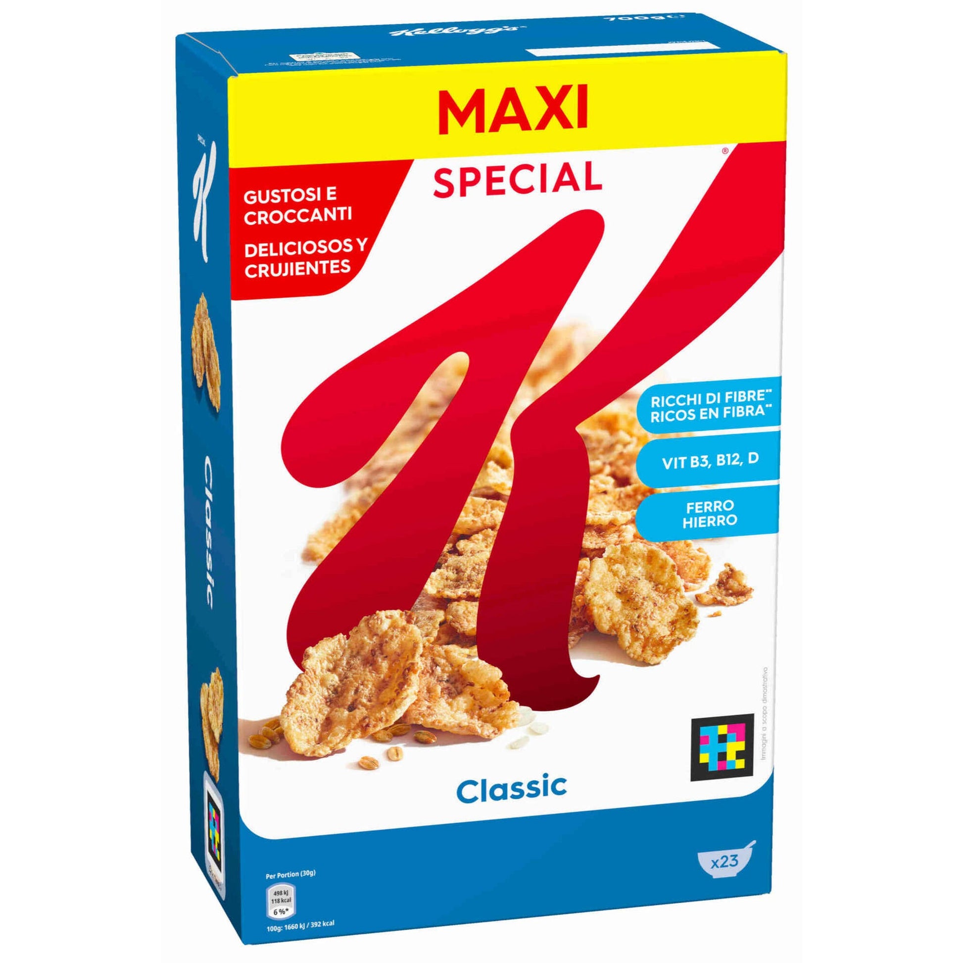 kelloggs special k cereals 700g light crispy flakes breakfast cereal