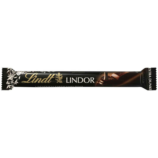 lindt lindor dark chocolate stick 60 percent cocoa 37g premium swiss dark chocolate stick with smooth melting truffle centre chocolate bars and snack bars