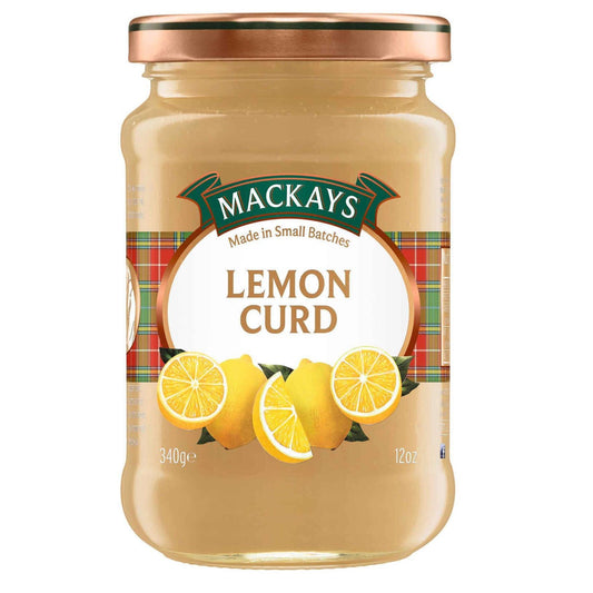 mackays lemon curd 340 g scottish citrus spread creamy zesty breakfast
