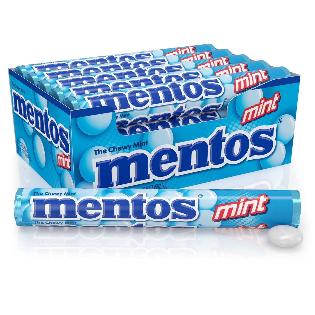 Candy 37 Mentos Mint Chewy Candy 37.5g Fresh Mint Sweets – The Yum Family Shop