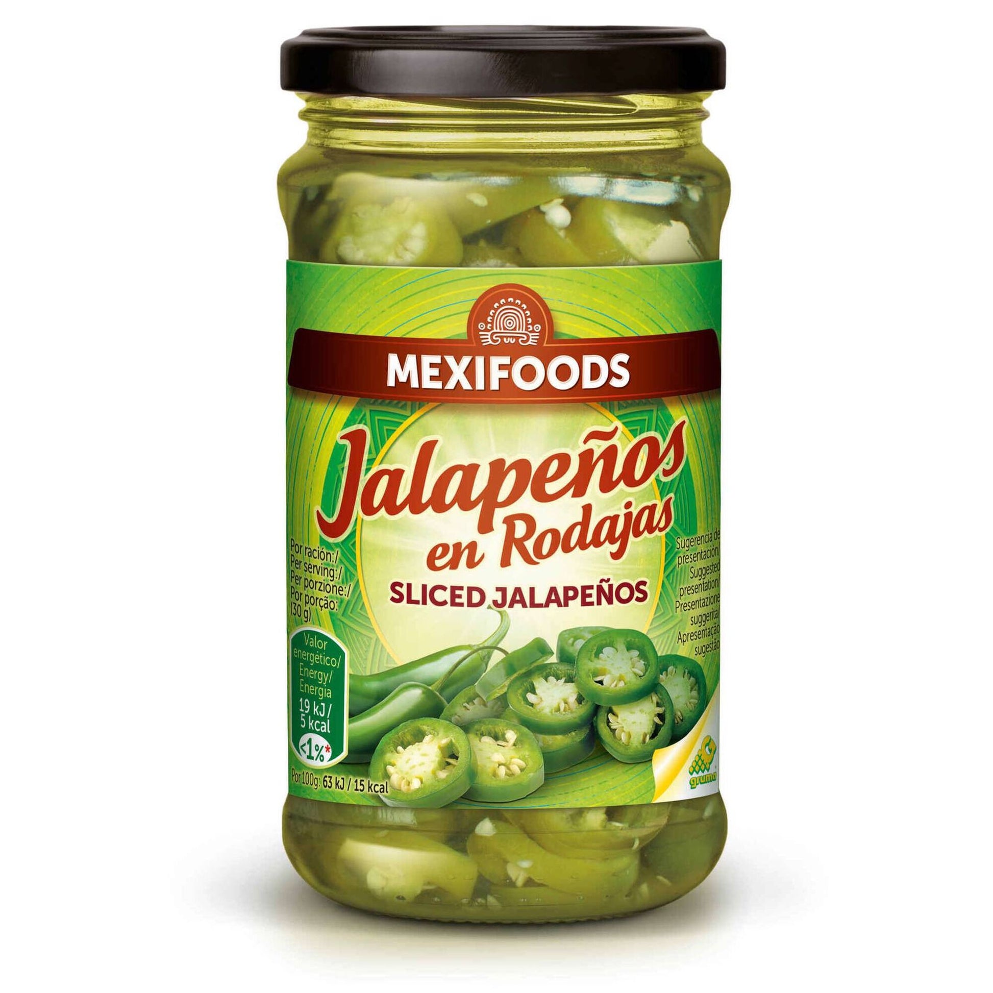 mexifoods sliced jalapeno peppers 225g pickled jalapenos spicy pepper slices mexican cooking jar