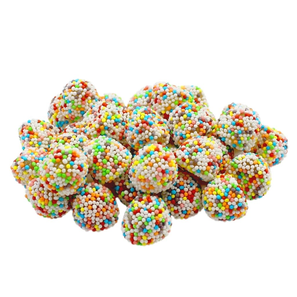 multicolor blackberry gummies by weight sugared shiny gummies chewy fruity candy pick and mix sweet shop classics festive