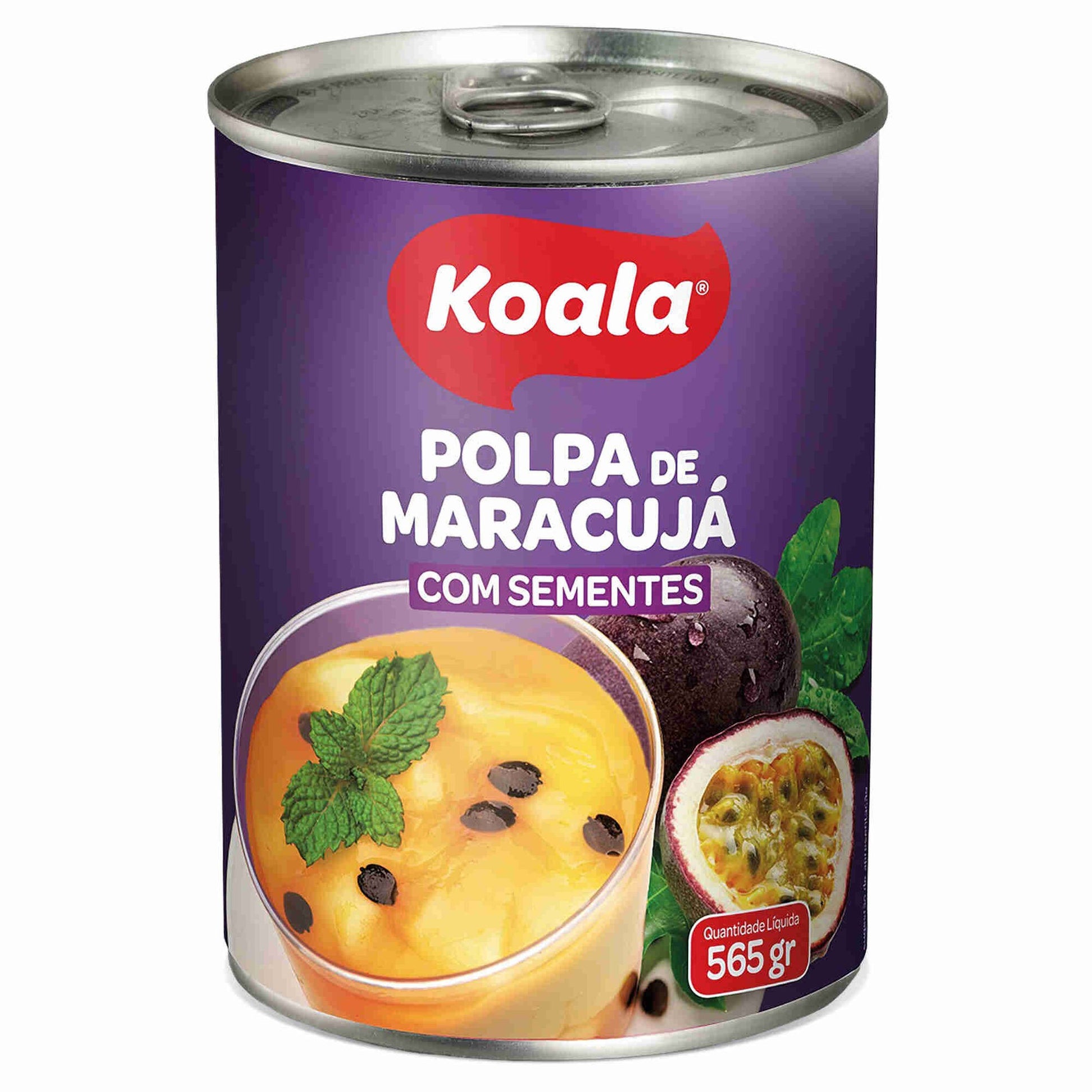 passion fruit pulp with seeds 565g koala tropical passion fruit pulp canned dessert fruit exotic fruit