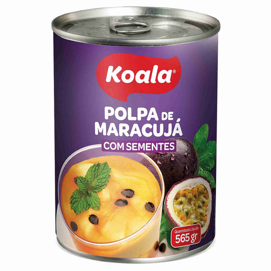 passion fruit pulp with seeds 565g koala tropical passion fruit pulp canned dessert fruit exotic fruit