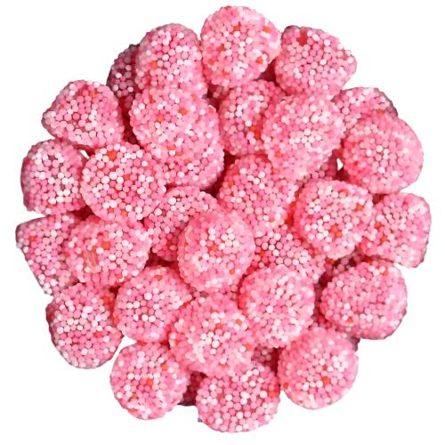 pink berry jelly gummy by weight sugared shiny jelly gummies chewy fruity candy pick and mix sweet shop classics festive