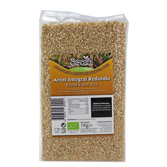 seara organic long grain brown rice 1kg wholegrain rice fiber rich healthy grains curry rice meal prep pantry staple
