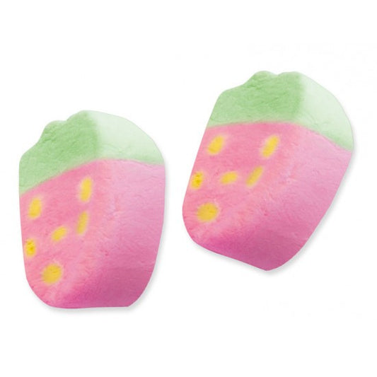 strawberry marshmallow soft sweets 100g fluffy strawberry shaped marshmallow candy soft foam sweets pack