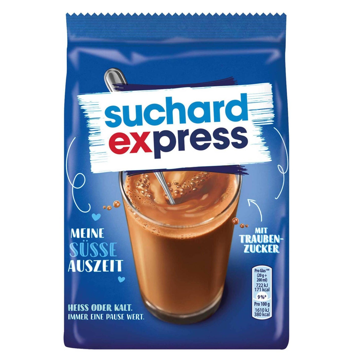 suchard express hot chocolate 500g instant drinking chocolate powder creamy cocoa beverage family pack