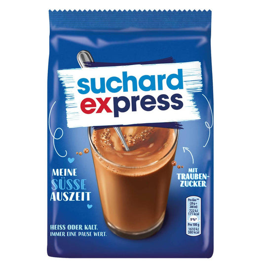 suchard express hot chocolate 500g instant drinking chocolate powder creamy cocoa beverage family pack