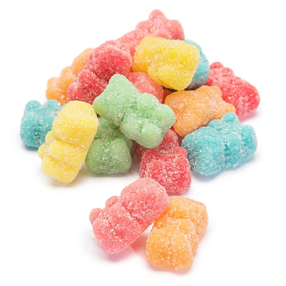 sugar coated gummy bears by weight – fruity jelly bear sweets pick n mix candy